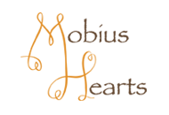 Mobius Hearts Text Logo